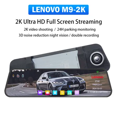 M8 PRO 4K WIFI GPS Car DVR Dash Camera 9.66 Inch Streaming Media Dual Camera Front & Rear Dual Recording Full HD 1080P IPS AUTHENTIC