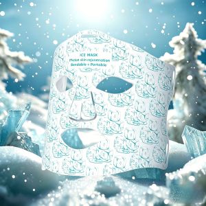 LED Silicone Beauty Face Mask Red and Blue Light 4 Color Photon Infrared Portable Rechargeable for Home Use