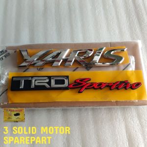 LOGO EMBLEM BAGASI YARIS TRD SPORTIVO ORIGINAL