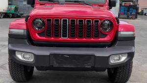 OnlyF U JeCar Headlight Circle Lamp Hood Grille Decoration Cover Sticker For Jeep Wrangler JL JT Gladiator 2024 Up Exterior Accessories 9T1N6
