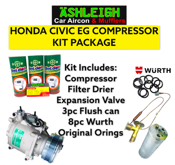 Honda Civic EG Compressor Kit Package Car Aircon Parts Supplies ...