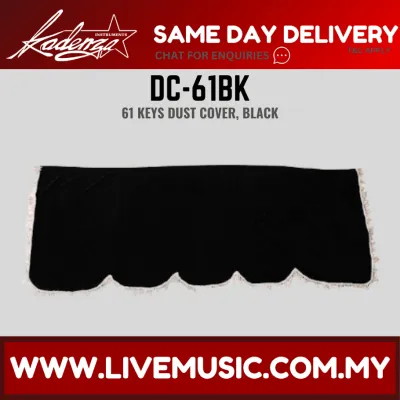 Kadenza DC-61 61-Key Keyboard Digital Piano Dust Cover for Yamaha Casio Korg Roland - Black ( DC88 LMC )