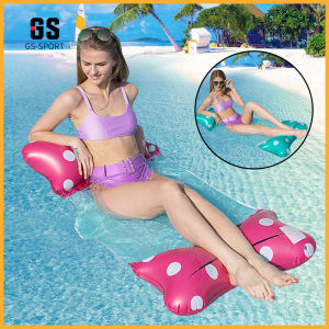 Floating Water Hammock Float Lounger Floating Toys Inflatable Floating Bed Swimming Pool Floating Leisure Bed