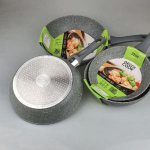 [ GRENCOOK] CHẢO VÂN ĐÁ 22CM ĐÁY TỪ DÙNG ĐƯỢC CHO HẦU HẾT CÁC LOẠI BẾP-CHẢO CHỐNG DÍNH VÂN ĐÁ CAO CẤP NHỎ GỌN TIỆN LỢI.