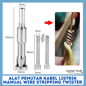 Alat Pemutar Kabel Listrik Manual Wire Stripping Fast Twister Tool Kabel Konektor