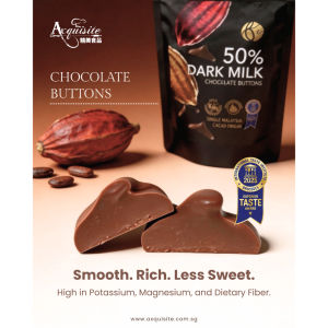 Benns Ethicoa 50% Dark Milk Chocolate Buttons Halal Ingredients Dark Milk Chocolate Praline Chocolate