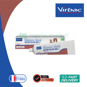 Virbac Nutri-Plus Gel - 120g Energy Gel for Dogs and Cats New Packaging Guaranteed Authentic