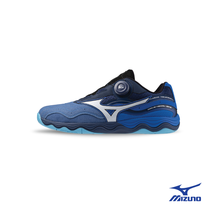 Mizuno Unisex Wave Medal SP5 Table Tennis Shoes In Seasonal Blue