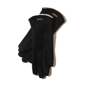 Sarung Tangan Musim Dingin Touch Screen Touchscreen Suede Anti Slip Gloves Winter Motor Pria Wanita