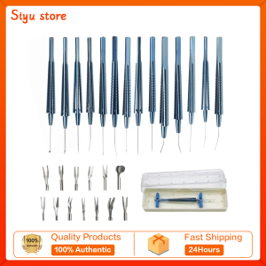 GREATLH Autoclavable Retinal Capsulorhexis Forceps Scissors Intraocular Micro Tools Ophthalmic Instrument Titanium Alloy