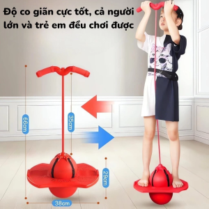 Bóng Nhảy Pogo Jumper Có Tay Cầm Cho Bé | Đồ Chơi Vận Động Trẻ Em Đàn Hồi Cao Chống Trượt