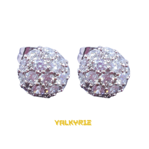 ต่างหูล้อมเพชร ต่างหูเพชรสวิส CZ แท้ 100% Valkyrie Boutique 💎 ต่างหูแป้นต่างหูเสียบ ต่างหูเงิน ใส่ไม่คัน งานไม่ดำ100% ER-0541