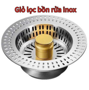 Bộ lọc rác bồn rửa bát cao cấp - Ngăn mùi hôi côn trùng Nút chặn thoát nước Lưới lọc rác bồn rửa