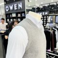 Áo len Gile nam OWEN sợi cotton giữ ấm tốt, không xù mã ALG241278. 
