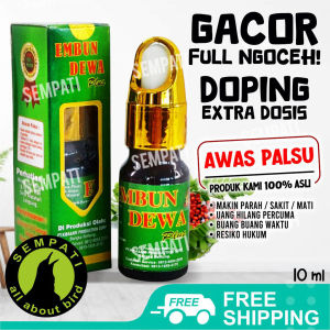 SEMPATI Embun Dewa Plus By Kibasari Vitamin Burung Murai Lovebird Kacer Kenari Cucak Jalak Ciblek Vitamin Harian Lomba Burung Cepat Gacor
