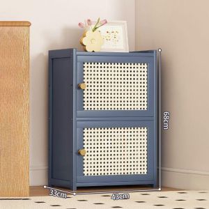 Spring Home ตู้เล็กข้างเตียง รับน้ำหนักได้เยอะ ตู้ข้าง ระบายอากาศได้ อเนกประสงค์