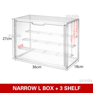 Popmart Display Box Stackable Acrylic Popmart Display Case Figurine Display Box Blind Box Display
