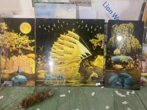 Tranh Tráng Gương - Tranh Treo Tườngtrang trí phòng khách nhiều mẫu lựa chọntreo không cần khoan tường