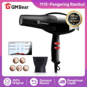 GM Bear Hair Dryer Haircare Hitam 1115 - Vlasy Pengering Rambut