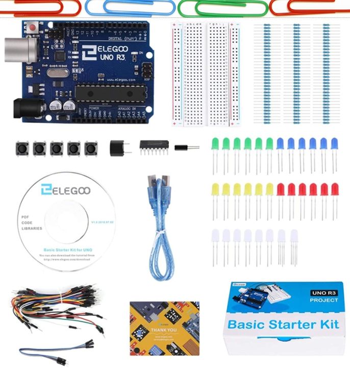 【Customizable】 Elegoo Uno Project Basic Starter Kit With Tutorial And ...