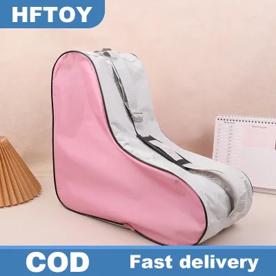 HFTOY Túi trượt patin Di động Túi trượt băng Túi trượt băng công suất lớn trẻ em thoáng khí Túi Giày trượt patin túi lưu trữ giày trượt băng Túi