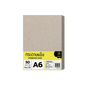 Saengroong กระดาษแข็งA6 กระดาษจั่วปัง จำนวน 30-50แผ่น / แพ็ค