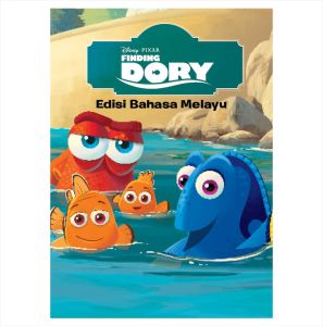 Finding Dory Buku Cerita Disney Saiz Besar Padded Hardcover 64 Mukasurat untuk Kanak Kanak