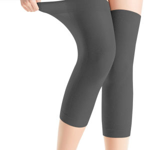 Knee Sleeves Outdoor Indoor Sports Adult Men Women/High Stretch Ultra-Thin Bamboo Fiber Knee Support/Antibacterial Sun Protection/Varicose Vein Relief/Joint Protection