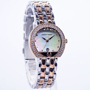 Christ Verra CV 512423L-14 WHT/MOP Jam Tangan Wanita Original