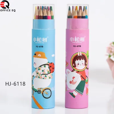 ดินสอสี สีไม้ 12 สี 18 สี 24สี 36 สี 48 สี ชุดดินสอสี แบบแท่งยาว ดินสอสีไม้ ดินสอสี กระบอกกลม สีไม้กระปุก สีไม้แท่งยาว พร้อมส่ง