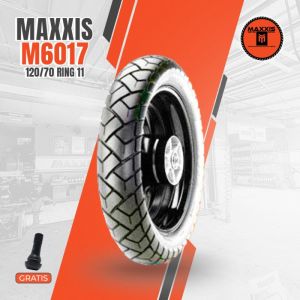 Ban Motor Vespa Matic MAXXIS M6017 120/70 Ring 11 Tubeless