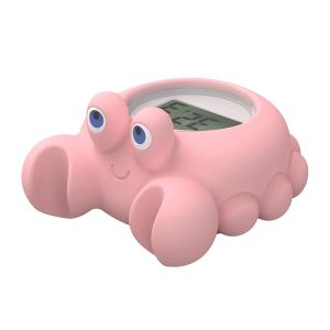 Baby Bath with LED Display and Temperature Warning Digital Room & Fahrenheit Water Temperature Infant Bath Toys Floating Toy Safety for Kids Newborn