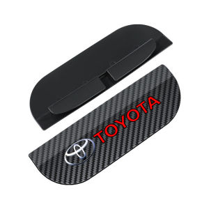 2Pcs Toyota Car Side Rear View Mirror Rain Eyebrow Carbon Fiber Car Outer Rear View Mirror Rainproof Cover Buckle For Toyota Agya Raize Calya Avanza Veloz Rush Kijang Innova