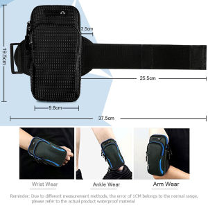 Phone Holder for Running Armband Cell Phone Purse for Women Men Kids，Compatible under 7.2 inches mobile phone