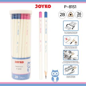 Pencil Pensil Joyko P-8151 1 Drum 36 Pcs Enjoy Writing