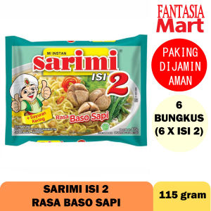 SARIMI ISI 2 RASA BASO SAPI PACK PER 6 BUNGKUS (6 X ISI 2) FUN CORNER DENGAN PAKING AMAN
