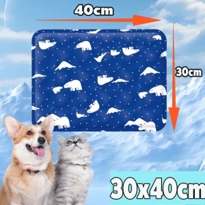 【 ซื้อ 1 แถม 1】สัตว์เลี้ยง ที่นอนเจลเย็น แผ่นเจลเย็น เบาะนอนเย็น ที่นอนเย็น สำหรับสัตว์เลี้ยง ที่นอนสัตว์เลี้ยง แผ่นเจลเย็นแมวสุนัข