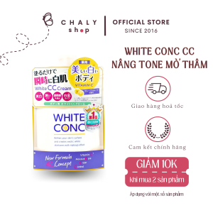 Kem makeup nâng tông body kiêm dưỡng trắng toàn thân White Conc CC Cream 200g Nhật