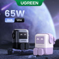 UGREEN Uno 65W GaN Charger 3Ports 2C1A- 65W Fast Charger forSamsung S26 Ultra S25 Ultra iPhone 16 Pro Max iPhone 17 Pro Max  iPhone 16 Pro Max iPhone 17 Pro Max iPhone 15 Pro Max，iPhone 13，HUAWEI， Samsung S26 Ultra S25 Ultra，Xiaomi. 