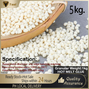 5KG Furniture Edge Sealing Hot Melt Adhesive Granule Portable Manual Semi-automatic Banding Machine Glue Wardrobe Cabinet Sub-Eva White Super-Viscous
