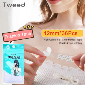 coolrich Invisible Stickers Doublesided Shoulder Strap Stickers Neckline Fixing Tape