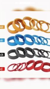 6 Pcs/Set Bike Headset Washer MTB Bike Front Fork Washer Gasket 28.6mm