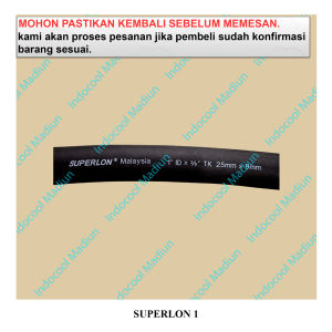 S1 SUPERLON PEMBUNGKUS pipa ac / SUPERLON 1