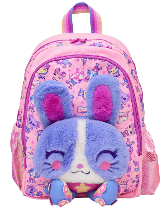 Smiggle Movin' Junior Character Backpack Collection rabbit