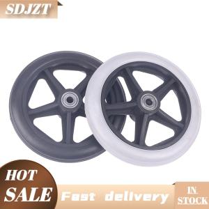 SDJZT 6 inch bánh xe mịn linh hoạt nhiệm vụ nặng nề xe lăn phía trước Castor rắn lốp bánh xe xe lăn phụ tùng thay thế