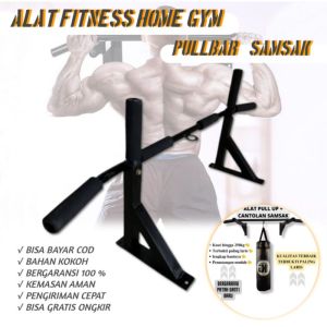 Alat Pull up Bar Olahraga gym Fitness Dirumah Chin up Resistance band pullup Push up Bar Gantungan Tiang Samsak