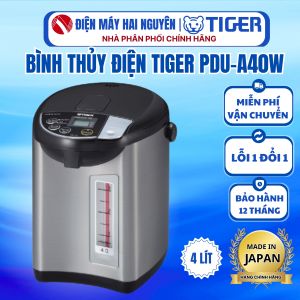 Bình Thủy Điện Tử Tiger PDU-A40W HÀNG CHÍNH HÃNG