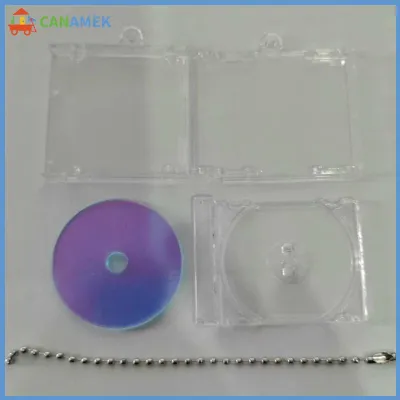 CANAMEK NFC DIY Blank Album Keychains Mini CD Disc Case Commemorative Pendant For Backpack Decor