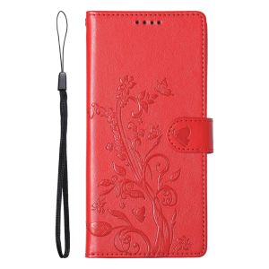 Anti-Fall Phone Case For Vivo V29 V27 V27 Pro V25 V25E V23E V21 V21E Lucky Flower Magnetic Leather Wallet Card Slot Flip Anti-Fall Phone Case Casing