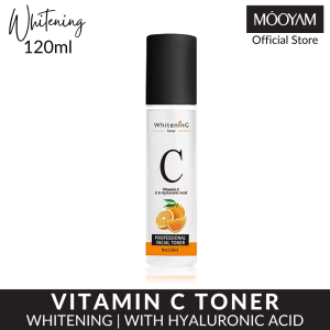 [ VITAMIN C TONER ] MOOYAM Vitamin C Toner with Vitamin E & Hyaluronic Acid Brightening Facial Toner Pore Minimizer & Hydrating Skin Care Mist for Glowing Even Skin Tone